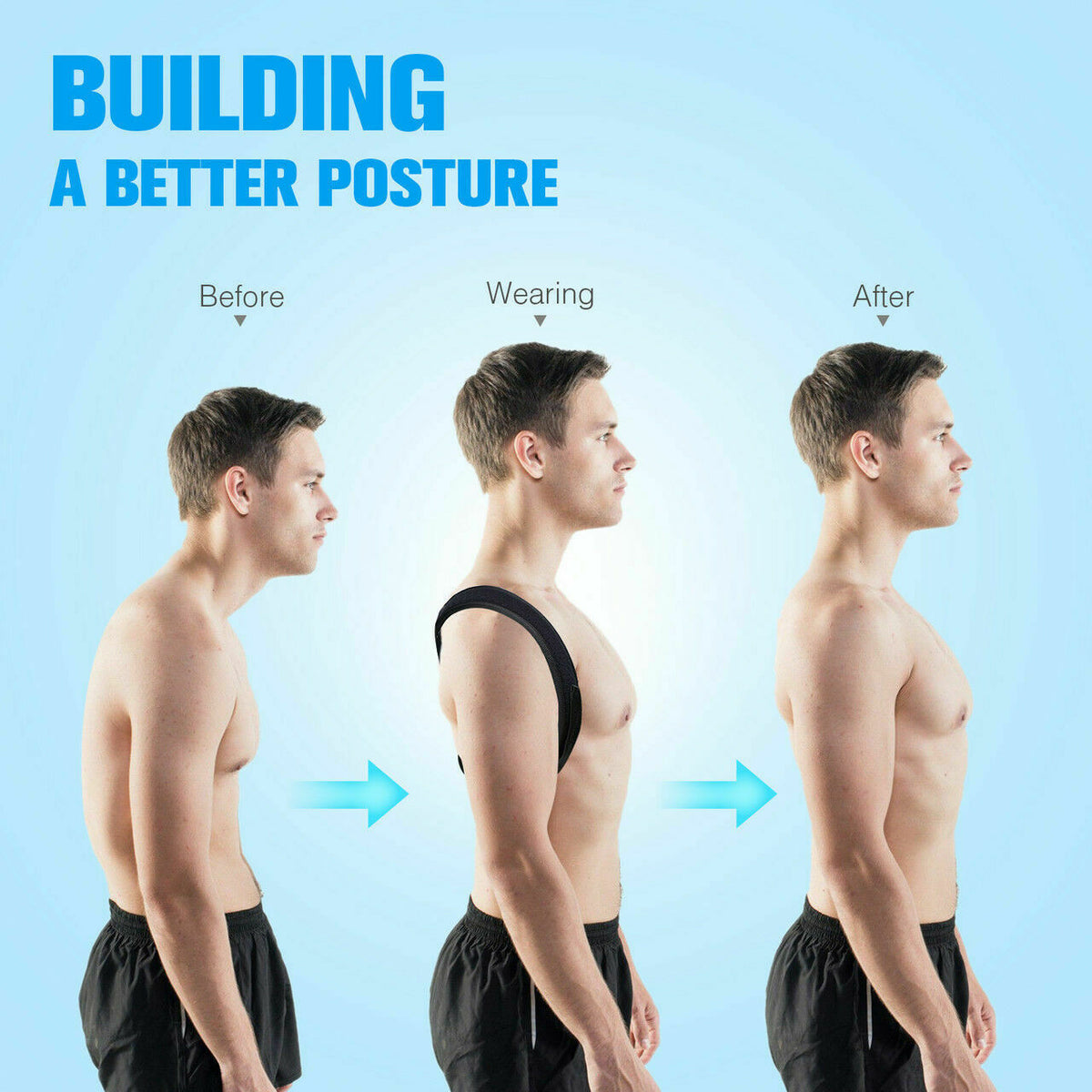Posture Corrector For Men & Women For Upper Back Pain - Glamour Hills