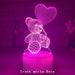 Love Bear Series 3D Light Creative Night Light LED Visual Light - Glamour Hills