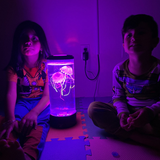 LED Jellyfish Aquarium Lamp Night Light USB Powered - Glamour Hills