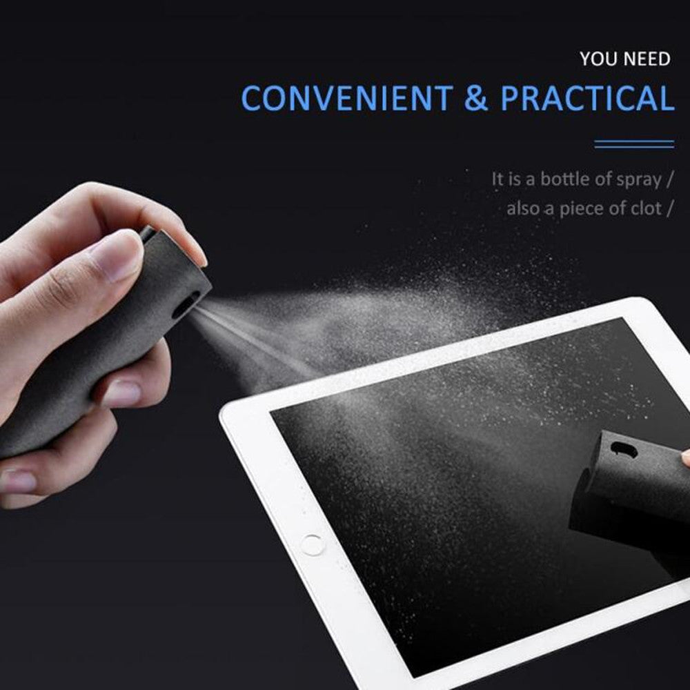 2 In 1 Phone Computer Screen Cleaner Kit For Screen Dust Removal Microfiber Cloth Set - Glamour Hills