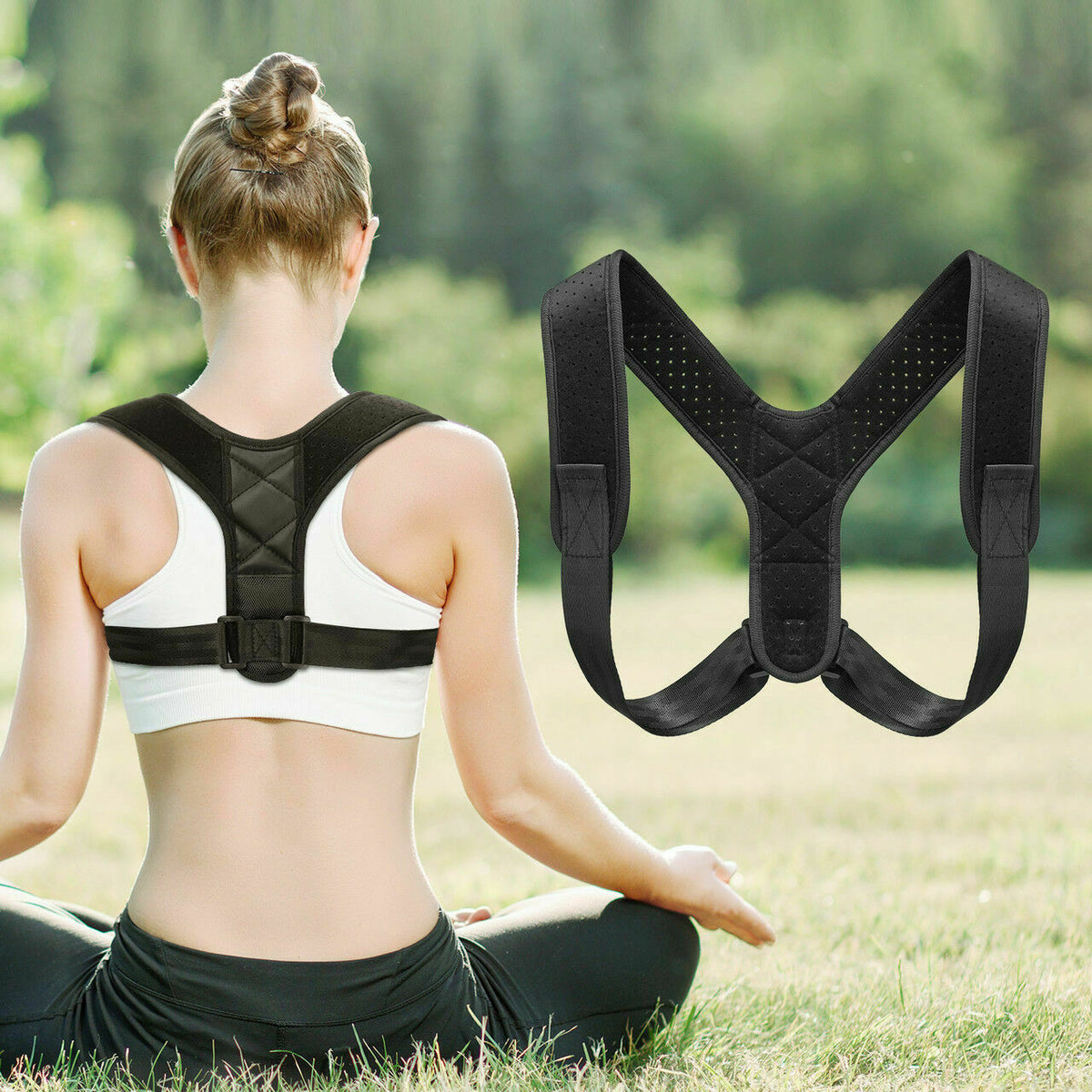 Posture Corrector For Men & Women For Upper Back Pain - Glamour Hills