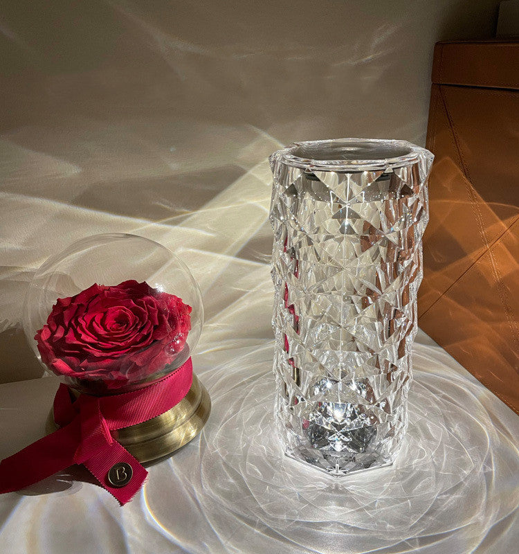 Romantic LED Rose Diamond Table Lamps - Glamour Hills