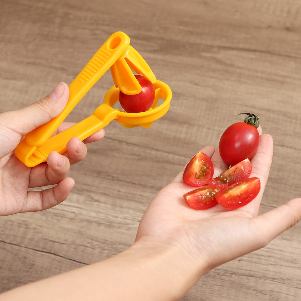 Tomato Slicer Cutter Grape Tools Cherry Kitchen Pizza Fruit Splitter - Glamour Hills