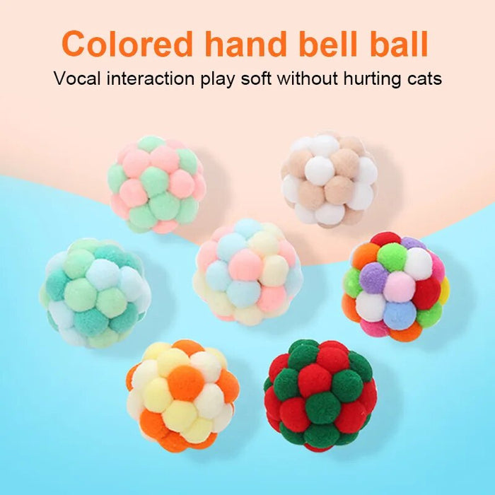 Cat Bouncy Ball Kitten Interactive Toy