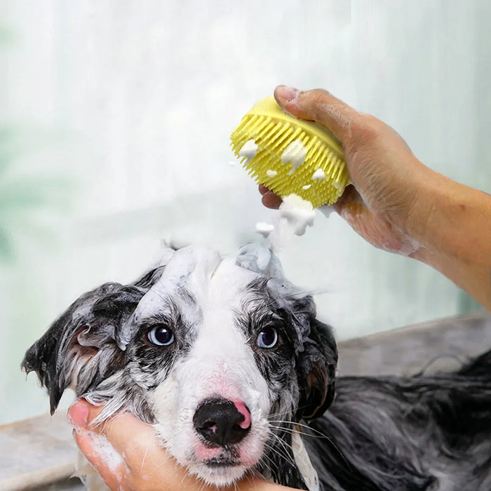 Pet Soft Silicone Bath Brush
